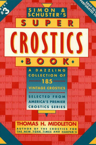 Cover of Simon & Schuster's Super Crostics Book #3