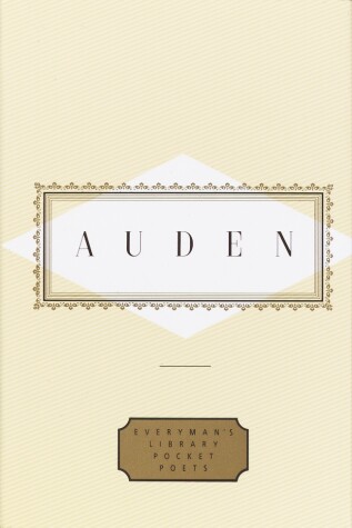 Cover of Auden: Poems