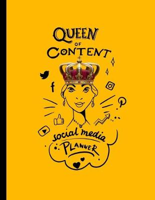Book cover for Queen of Content Social Media Planner