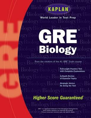 Book cover for Kaplan GRE