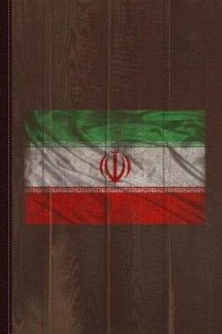 Cover of Iran Flag Vintage Journal Notebook