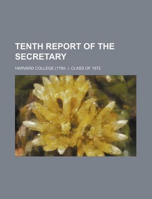 Book cover for Tenth Report of the Secretary