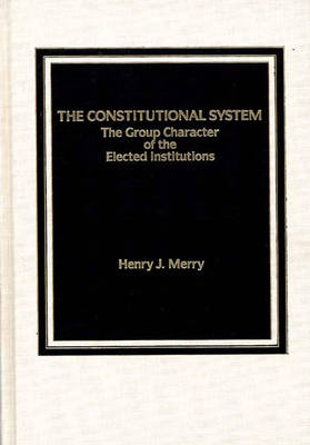 Book cover for The Constitutional System