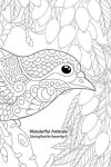 Book cover for Wonderful Animals Coloring Book for Grown-Ups 5