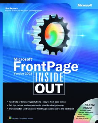 Book cover for Microsoft FrontPage Version 2002 Inside Out
