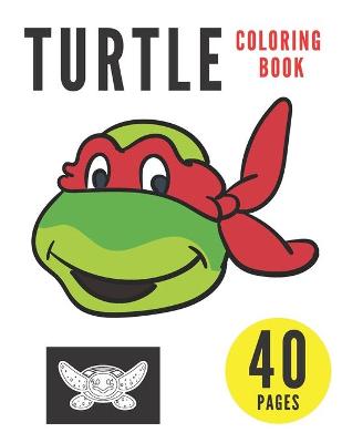 Book cover for Turtle Coloring Book