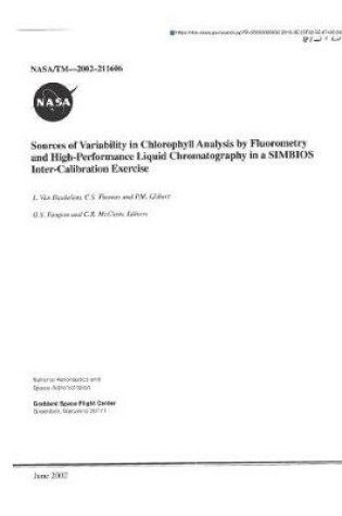 Cover of Sources of Variability in Chlorophyll Analysis by Fluorometry and High-Performance Liquid Chromatography in a Simbios Inter-Calibration Exercise