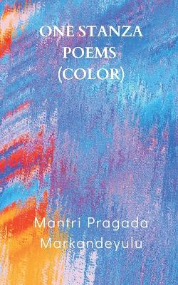 Book cover for One Stanza Poems (Color)