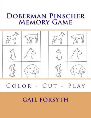 Book cover for Doberman Pinscher Memory Game