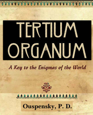 Book cover for Tertium Organum (1922)
