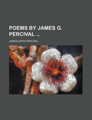 Book cover for Poems by James G. Percival