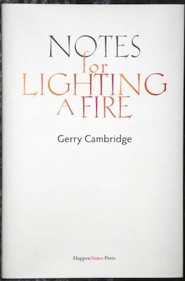 Book cover for Notes for Lighting a Fire