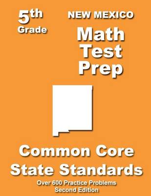 Book cover for New Mexico 5th Grade Math Test Prep