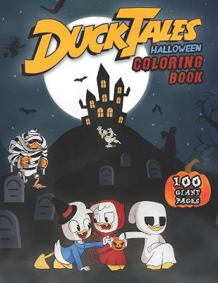 Book cover for Ducktales Halloween Coloring Book