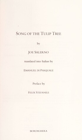 Book cover for Song of the Tulip Tree