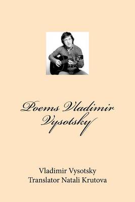 Book cover for Poems Vladimir Vysotsky