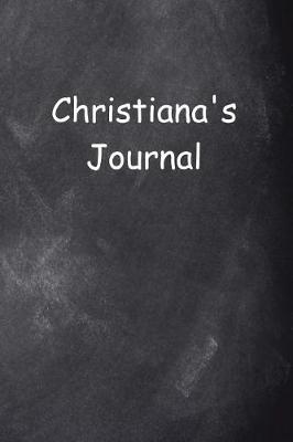 Book cover for Christiana Personalized Name Journal Custom Name Gift Idea Christiana