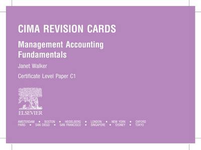 Book cover for Cima Revision Cards