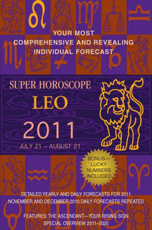 Cover of Leo (Super Horoscopes 2011)