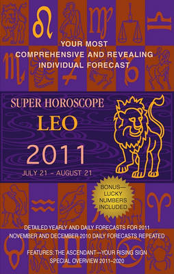 Book cover for Leo (Super Horoscopes 2011)