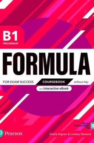 Cover of Formula B1 Preliminary Coursebook and Interactive eBook without Key with Digital Resources & App