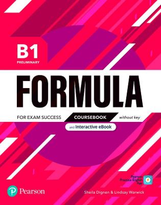 Book cover for Formula B1 Preliminary Coursebook and Interactive eBook without Key with Digital Resources & App