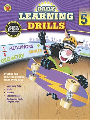 Book cover for Daily Learning Drills, Grade 5