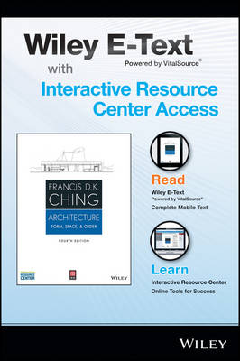 Book cover for Architecture: Form, Space, and Order, 4e Wiley E-Text Card and Interactive Resource Center Access Card