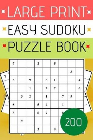 Cover of Large Print Easy Sudoku Puzzle Book