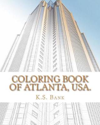 Book cover for Coloring Book of Atlanta, USA.