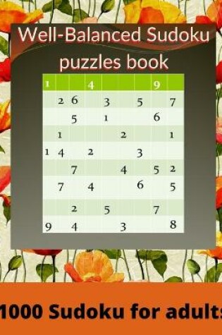 Cover of Well-Balanced Sudoku puzzles book