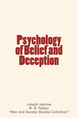 Cover of Psychology of Belief and Deception