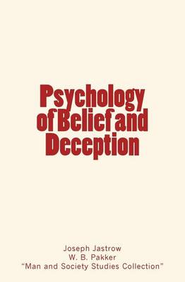 Book cover for Psychology of Belief and Deception