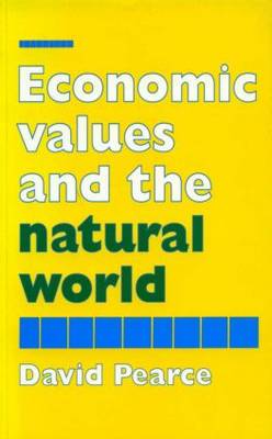 Book cover for Economic Values and the Natural World