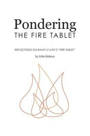 Cover of Pondering the Fire Tablet