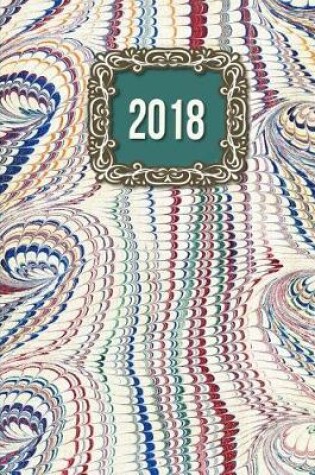 Cover of 2018 Diary Teal Framed Design