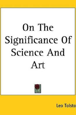 Cover of On the Significance of Science and Art