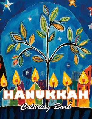 Book cover for Hanukkah Coloring Book for Adults