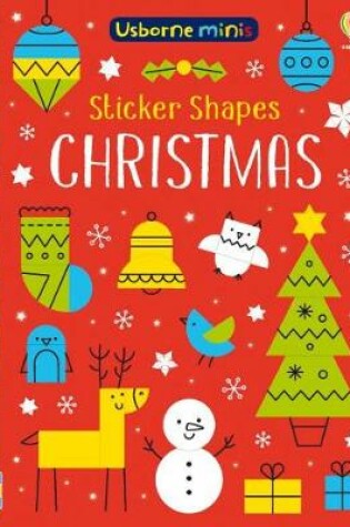 Cover of Sticker Shapes Christmas x5 Pack