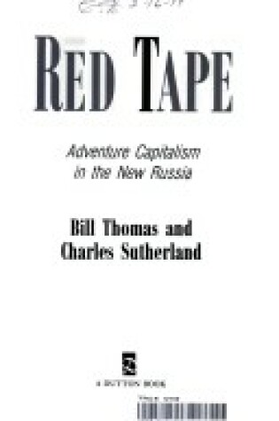 Cover of Thomas & Sutherland : Red Tape (HB)