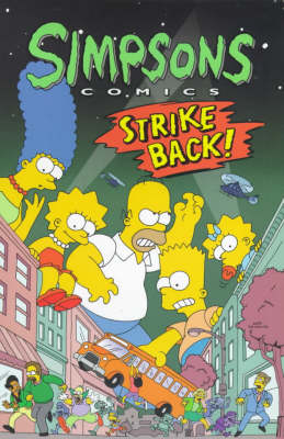 Book cover for Simpsons Comics Strike Back