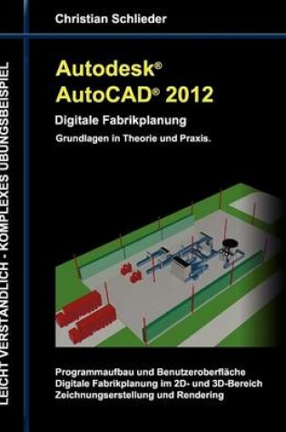 Cover of Autodesk AutoCAD 2012 - Digitale Fabrikplanung