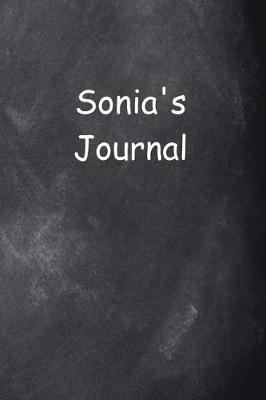 Book cover for Sonia Personalized Name Journal Custom Name Gift Idea Sonia