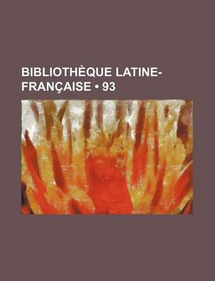 Book cover for Bibliotheque Latine-Francaise (93)