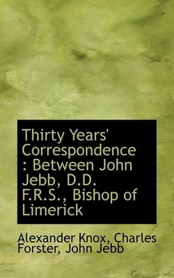 Book cover for Thirty Years' Correspondence