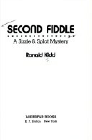 Cover of Kidd Ronald : Second Fiddle (Hbk)