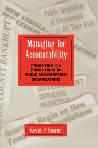 Cover of Managing for Accountability