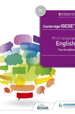 Cover of Cambridge IGCSE First Language English 4th edition