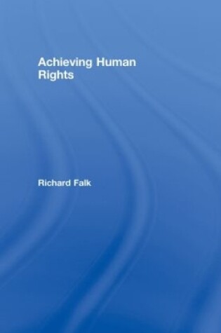 Cover of Achieving Human Rights