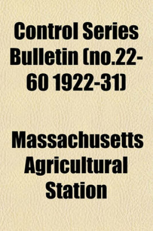 Cover of Control Series Bulletin (No.22-60 1922-31)